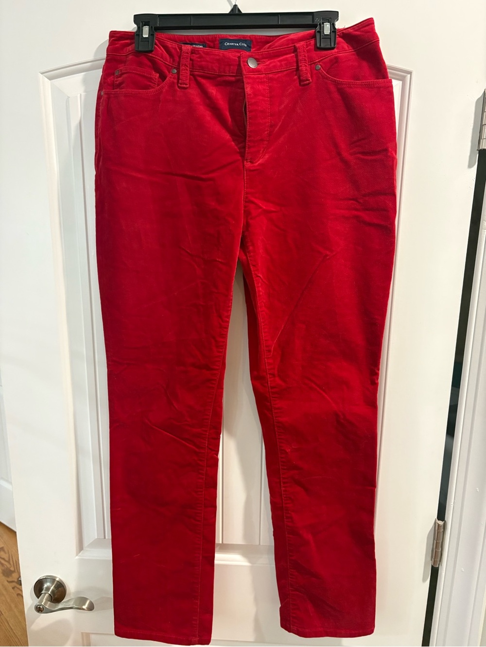 Charter Club Bright Red Women's Pants